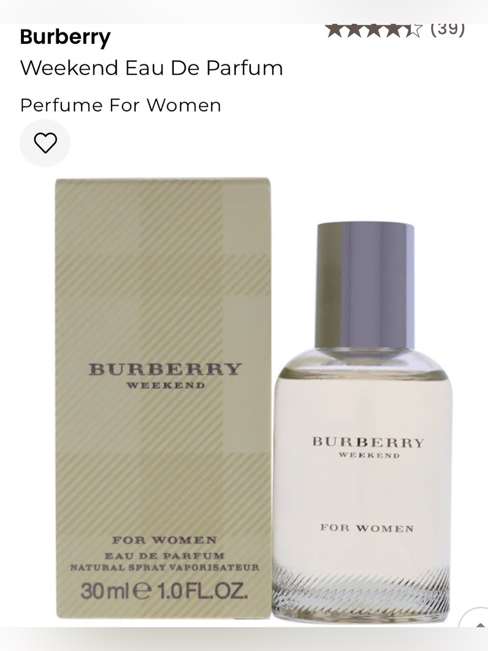 Burberry perfume-Weekender